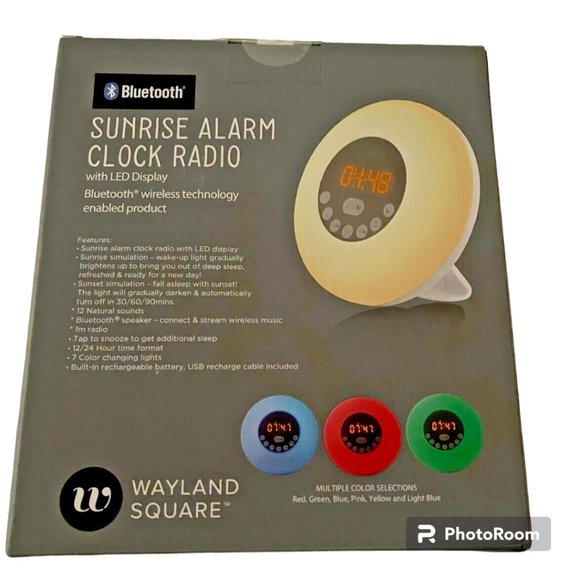 Wayland Square Other Wayland Square Bluetooth Sunrise Alarm Clock